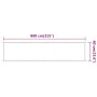 Toldo vertical blanco 60x800 cm tela oxford de vidaXL, Sombrillas - Ref: Foro24-148154, Precio: 55,88 €, Descuento: %