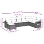 Set de sofás de jardín 8 pzas y cojines ratán sintético gris de , Conjuntos de jardín - Ref: Foro24-3252899, Precio: 535,07 €...