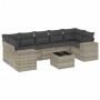 Set de sofás de jardín 8 pzas y cojines ratán sintético gris de , Conjuntos de jardín - Ref: Foro24-3254679, Precio: 574,59 €...