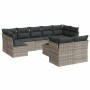 Set sofás jardín 10 pzas con cojines ratán sintético gris claro de , Conjuntos de jardín - Ref: Foro24-3218162, Precio: 662,1...