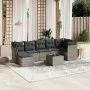Set de sofás de jardín 8 pzas y cojines ratán sintético gris de , Conjuntos de jardín - Ref: Foro24-3263208, Precio: 533,88 €...