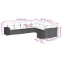 Set sofás jardín 10 pzas con cojines ratán sintético gris claro de , Conjuntos de jardín - Ref: Foro24-3255449, Precio: 707,3...