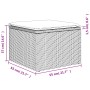 Set de sofás de jardín 7 pzas con cojines ratán PE gris claro de , Sofás modulares de exterior - Ref: Foro24-3221701, Precio:...