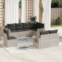 Set de sofás de jardín 8 pzas y cojines ratán sintético gris de , Conjuntos de jardín - Ref: Foro24-3220441, Precio: 596,22 €...
