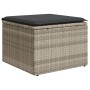 Set de sofás de jardín 7 pzas con cojines ratán PE gris claro de , Conjuntos de jardín - Ref: Foro24-3220481, Precio: 481,64 ...