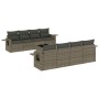 Set muebles jardín 9 pzas y cojines ratán sintético gris claro de , Conjuntos de jardín - Ref: Foro24-3219951, Precio: 618,53...