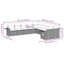 Set sofás jardín 10 pzas con cojines ratán sintético gris claro de , Conjuntos de jardín - Ref: Foro24-3253049, Precio: 693,1...
