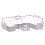 Set muebles jardín 9 pzas y cojines ratán sintético gris claro de , Conjuntos de jardín - Ref: Foro24-3264218, Precio: 613,35...