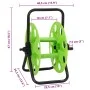 Carrete de rollo para manguera de pie acero verde 45 m 1/2" by , Garden hose holder - Ref: Foro24-4006168, Price: 21,85 €, Di...