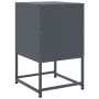 Mesita de noche acero gris antracita 36x39x60,5 cm de , Mesitas de noche - Ref: Foro24-846462, Precio: 74,33 €, Descuento: %