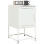Mesitas de noche 2 unidades acero blanco 36x39x60,5 cm de , Mesitas de noche - Ref: Foro24-846457, Precio: 69,90 €, Descuento: %