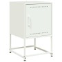 Mesitas de noche 2 unidades acero blanco 36x39x60,5 cm de , Mesitas de noche - Ref: Foro24-846457, Precio: 69,90 €, Descuento: %