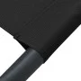 Tumbona de jardín con toldo y cojines negro de vidaXL, Camas para exteriores - Ref: Foro24-313521, Precio: 139,90 €, Descuent...