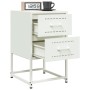 Mesitas de noche 2 unidades acero blanco 36x39x60,5 cm de , Mesitas de noche - Ref: Foro24-846469, Precio: 93,81 €, Descuento: %