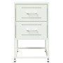 Mesitas de noche 2 unidades acero blanco 36x39x60,5 cm de , Mesitas de noche - Ref: Foro24-846469, Precio: 93,81 €, Descuento: %