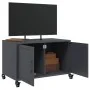 Mueble para TV acero laminado en frío antracita 68x39x43,5 cm de , Muebles TV - Ref: Foro24-846640, Precio: 75,43 €, Descuent...