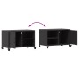 Mueble de TV acero negro 68x39x43,5 cm de , Muebles TV - Ref: Foro24-846668, Precio: 67,65 €, Descuento: %