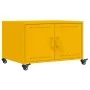 Mesa de centro acero amarillo mostaza 68x50x43,5 cm de , Mesas de centro - Ref: Foro24-846689, Precio: 67,23 €, Descuento: %