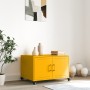 Mesa de centro acero amarillo mostaza 68x50x43,5 cm de , Mesas de centro - Ref: Foro24-846689, Precio: 85,10 €, Descuento: %