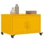 Mesa de centro acero amarillo mostaza 68x50x43,5 cm de , Mesas de centro - Ref: Foro24-846689, Precio: 67,23 €, Descuento: %