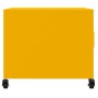 Mesa de centro acero amarillo mostaza 68x50x43,5 cm de , Mesas de centro - Ref: Foro24-846689, Precio: 85,10 €, Descuento: %