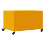Mesa de centro acero amarillo mostaza 68x50x43,5 cm de , Mesas de centro - Ref: Foro24-846689, Precio: 85,10 €, Descuento: %