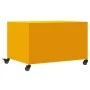 Mesa de centro acero amarillo mostaza 68x50x43,5 cm de , Mesas de centro - Ref: Foro24-846689, Precio: 67,23 €, Descuento: %