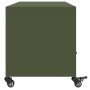 Mueble de TV de acero verde oliva 100,5x39x43,5 cm de , Muebles TV - Ref: Foro24-846696, Precio: 119,08 €, Descuento: %