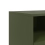 Mueble de TV de acero verde oliva 100,5x39x43,5 cm de , Muebles TV - Ref: Foro24-846696, Precio: 119,08 €, Descuento: %