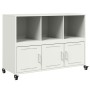 Aparador de acero blanco 100,5x39x72 cm de , Aparadores - Ref: Foro24-846739, Precio: 126,03 €, Descuento: %