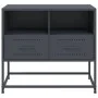 Mueble para TV de acero gris antracita 68x39x60,5 cm de , Muebles TV - Ref: Foro24-846550, Precio: 67,97 €, Descuento: %
