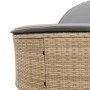 Doppel-Liegestuhl mit beigen Kunststoff-Rattan-Kissen. von , Liegen - Ref: Foro24-368649, Preis: 270,23 €, Rabatt: %
