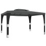 Cenador con doble techo acero gris antracita 3,98x2,98 m de , Carpas y cenadores - Ref: Foro24-368443, Precio: 300,71 €, Desc...