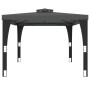 Cenador con doble techo acero gris antracita 3,98x2,98 m de , Carpas y cenadores - Ref: Foro24-368443, Precio: 300,71 €, Desc...