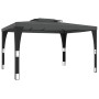 Cenador con doble techo acero gris antracita 3,98x2,98 m de , Carpas y cenadores - Ref: Foro24-368443, Precio: 300,71 €, Desc...