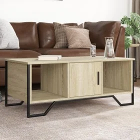Mesa de centro madera de ingeniería roble Sonoma 100x51x40 cm de , Mesas de centro - Ref: Foro24-848490, Precio: 72,58 €, Des...
