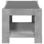 Mesa de centro y LED madera ingeniería gris hormigón 73x53x45cm de , Mesas de centro - Ref: Foro24-847549, Precio: 102,22 €, ...