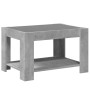 Mesa de centro y LED madera ingeniería gris hormigón 73x53x45cm de , Mesas de centro - Ref: Foro24-847549, Precio: 102,22 €, ...