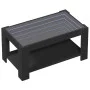 Mesa de centro con LED madera de ingeniería negro 93x53x45 cm de , Mesas de centro - Ref: Foro24-847554, Precio: 139,78 €, De...