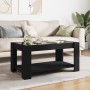 Mesa de centro con LED madera de ingeniería negro 93x53x45 cm de , Mesas de centro - Ref: Foro24-847554, Precio: 142,13 €, De...