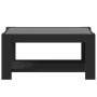 Mesa de centro con LED madera de ingeniería negro 93x53x45 cm de , Mesas de centro - Ref: Foro24-847554, Precio: 139,78 €, De...