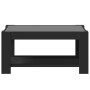 Mesa de centro con LED madera de ingeniería negro 93x53x45 cm de , Mesas de centro - Ref: Foro24-847554, Precio: 142,13 €, De...