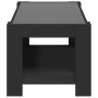Mesa de centro con LED madera de ingeniería negro 93x53x45 cm de , Mesas de centro - Ref: Foro24-847554, Precio: 142,13 €, De...