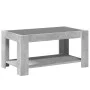 Mesa de centro y LED madera ingeniería gris hormigón 93x53x45cm de , Mesas de centro - Ref: Foro24-847556, Precio: 135,33 €, ...