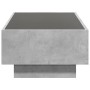 Mesa de centro y LED madera ingeniería gris hormigón 90x50x30cm de , Mesas de centro - Ref: Foro24-847521, Precio: 141,21 €, ...