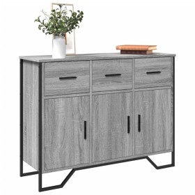 Aparador madera de ingeniería gris Sonoma 97x32,5x74,5 cm de , Aparadores - Ref: Foro24-848562, Precio: 132,23 €, Descuento: %