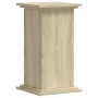 Soportes de plantas madera ingeniería roble Sonoma 33x33x60 cm de , Soportes para macetas - Ref: Foro24-852962, Precio: 39,08...