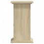 Soportes de plantas madera ingeniería roble Sonoma 33x33x60 cm de , Soportes para macetas - Ref: Foro24-852962, Precio: 39,08...