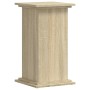 Soportes de plantas madera ingeniería roble Sonoma 33x33x60 cm de , Soportes para macetas - Ref: Foro24-852962, Precio: 39,08...