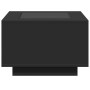 Mesa de centro con luz LED madera ingeniería negra 60x60x40 cm de , Mesas de centro - Ref: Foro24-847568, Precio: 117,88 €, D...
